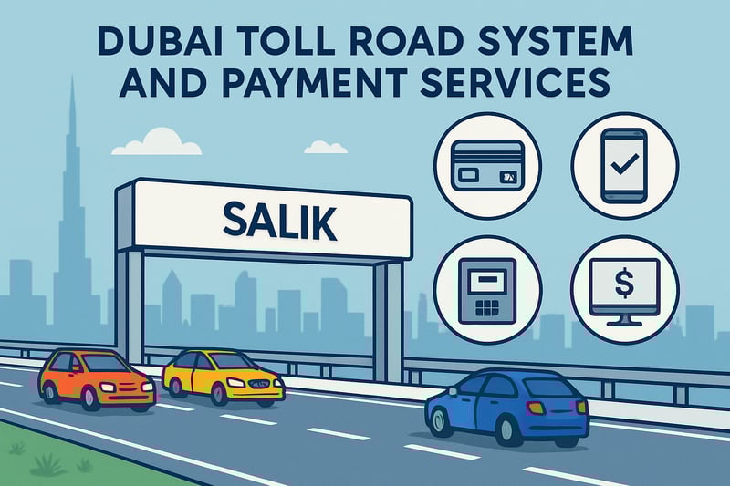 Dubai toll road system and payment services